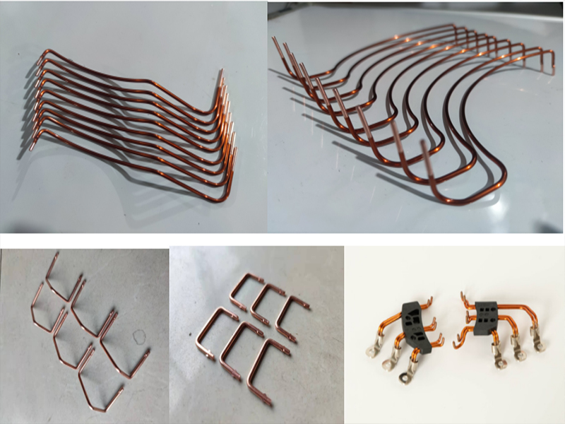 New energy vehicle copper wire bending sample